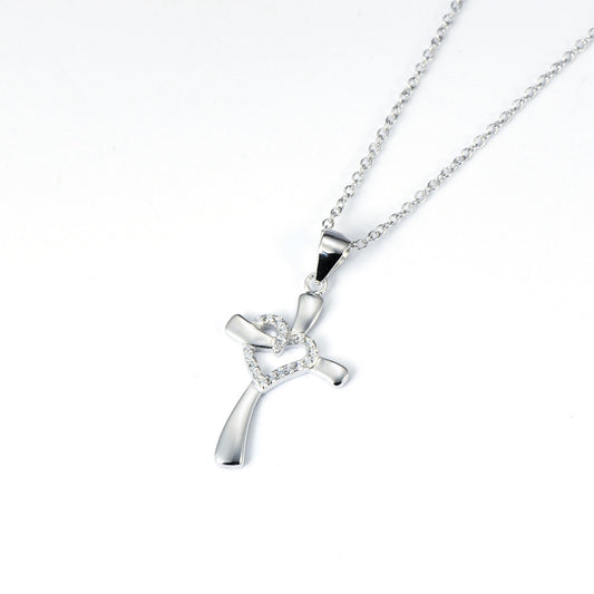 Silver Heart Pendant Necklace