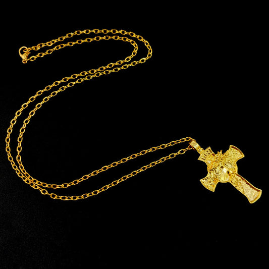 Thorns Jesus Cross Necklace