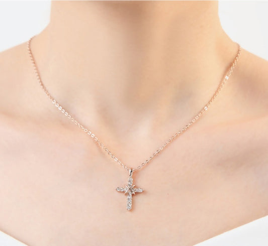 Jesus Cross Necklace Clavicle Chain