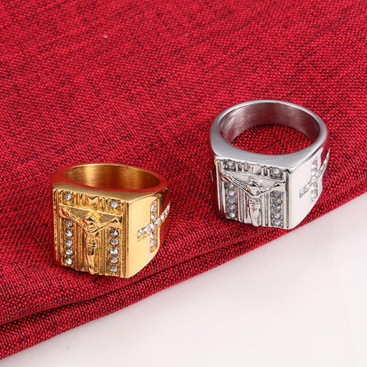 Jesus Cross Ring