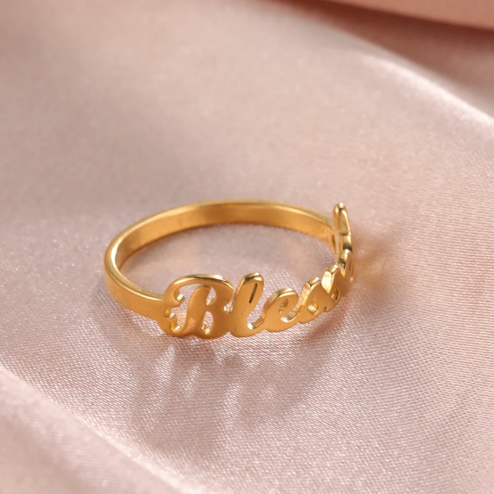 Stainless Steel Christian Catholic Blessed Ring
