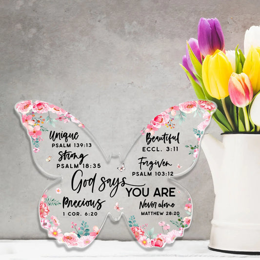 Christian Gifts for Women Birthday Inspiration Religious Gift, God Says You Are Pastor Spiritual Gifts