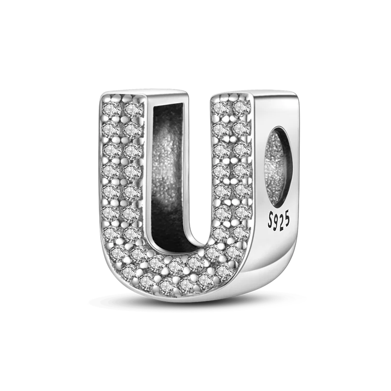 925 Sterling Silver A–Z Alphabet Bracelets