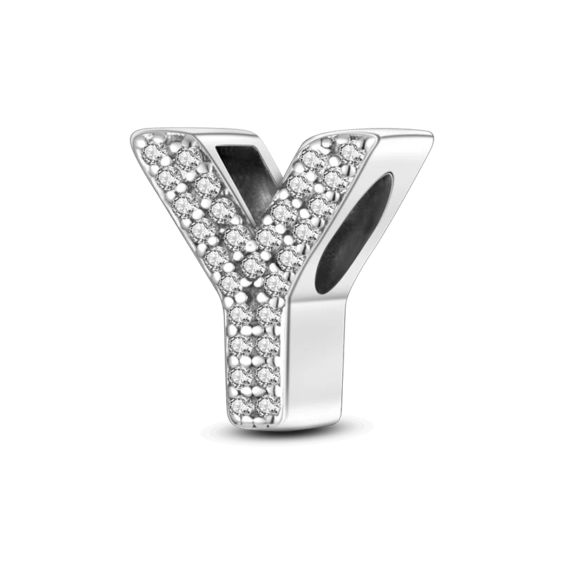 925 Sterling Silver A–Z Alphabet Bracelets