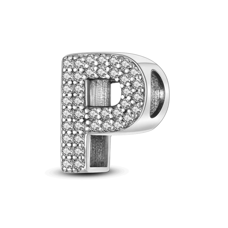 925 Sterling Silver A–Z Alphabet Bracelets