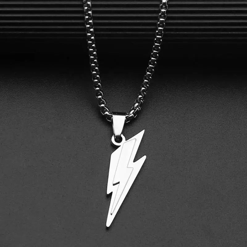 Trendy Golden Gamepad Lightning Necklace