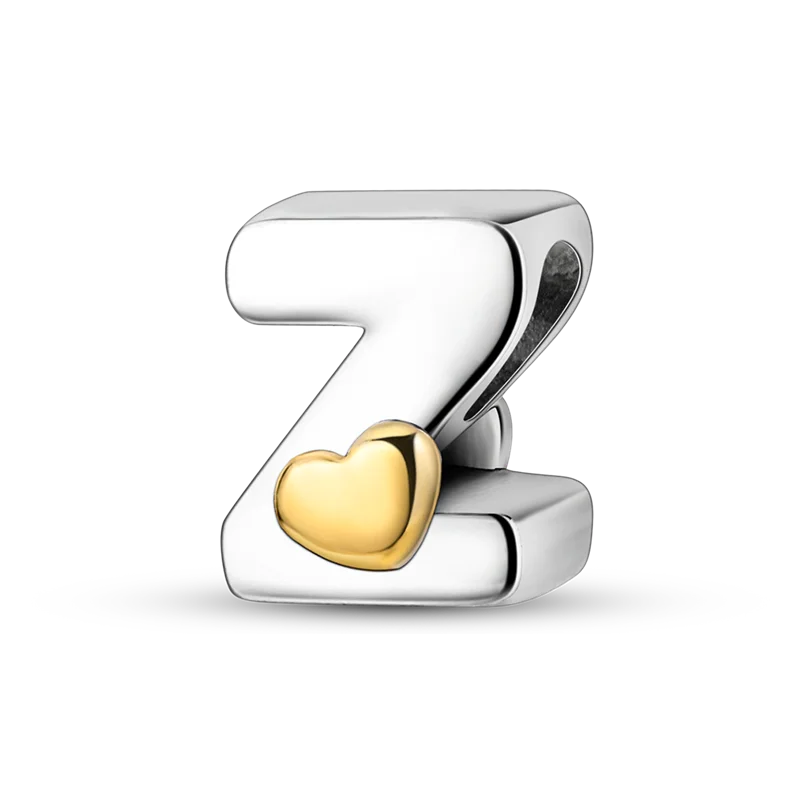 925 Sterling Silver A–Z Alphabet Bracelets