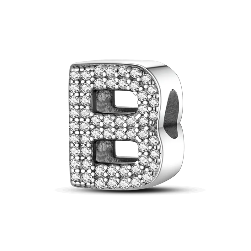 925 Sterling Silver A–Z Alphabet Bracelets