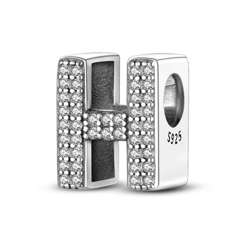 925 Sterling Silver A–Z Alphabet Bracelets