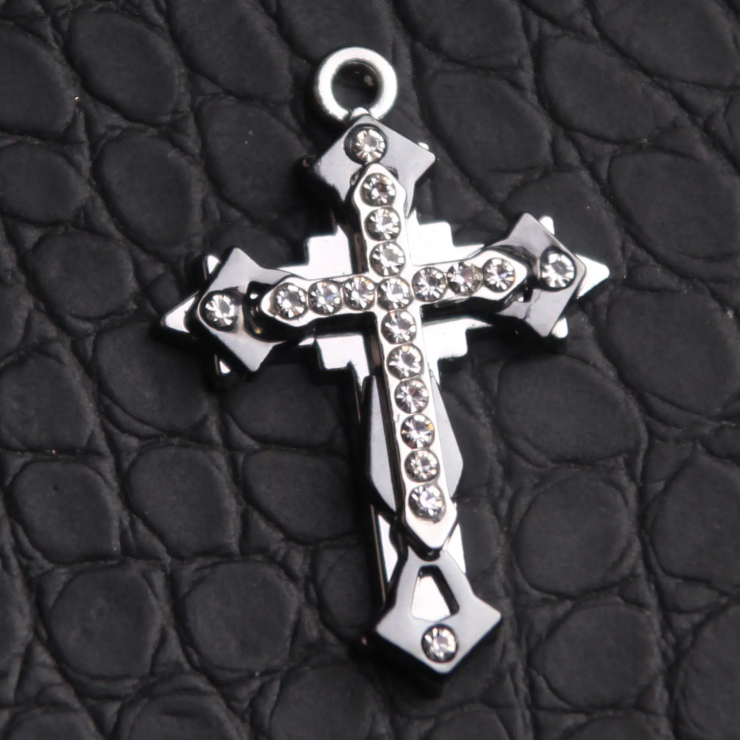Trendy Hip-Hop Titanium Steel Cross Necklace