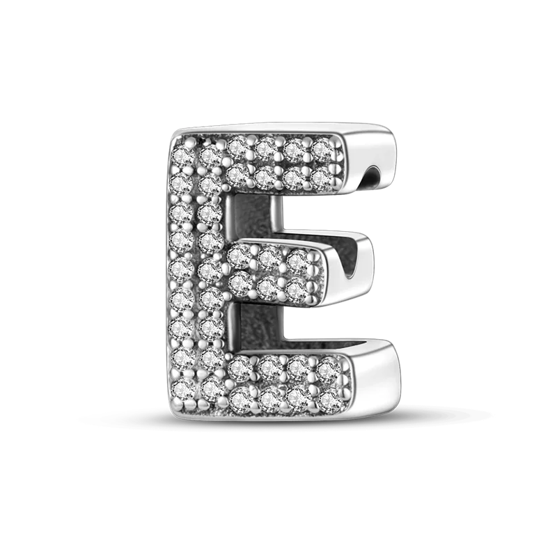 925 Sterling Silver A–Z Alphabet Bracelets