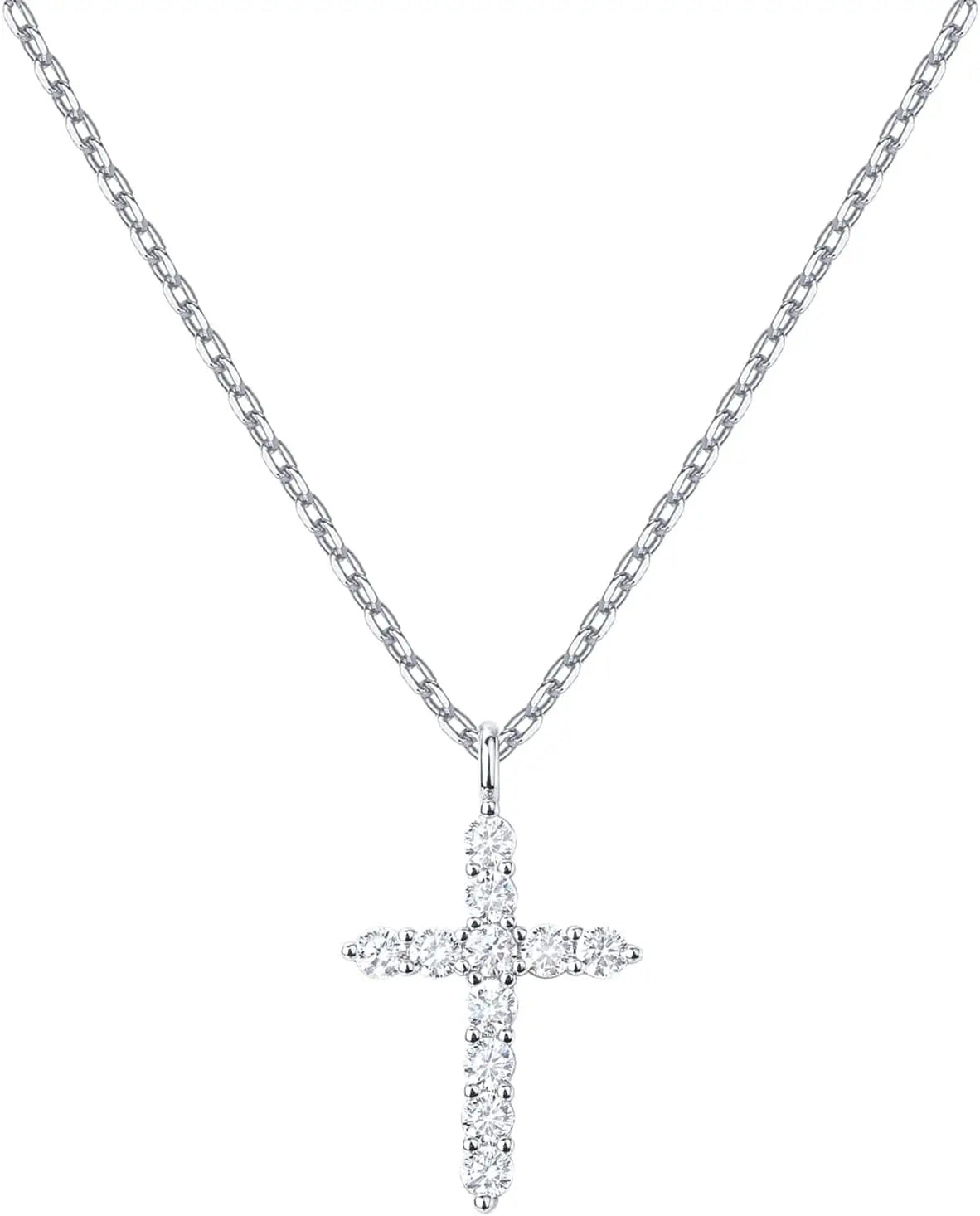 PAVOI 14K Gold Plated Cubic Zirconia Cross Necklace for Women | Cross Faith Pendant Necklaces - Blessings is Here