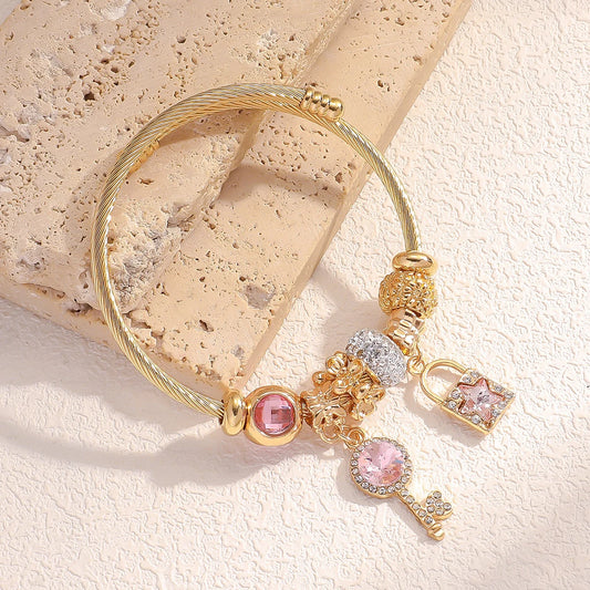 Multilayer Leather Cross Bracelet