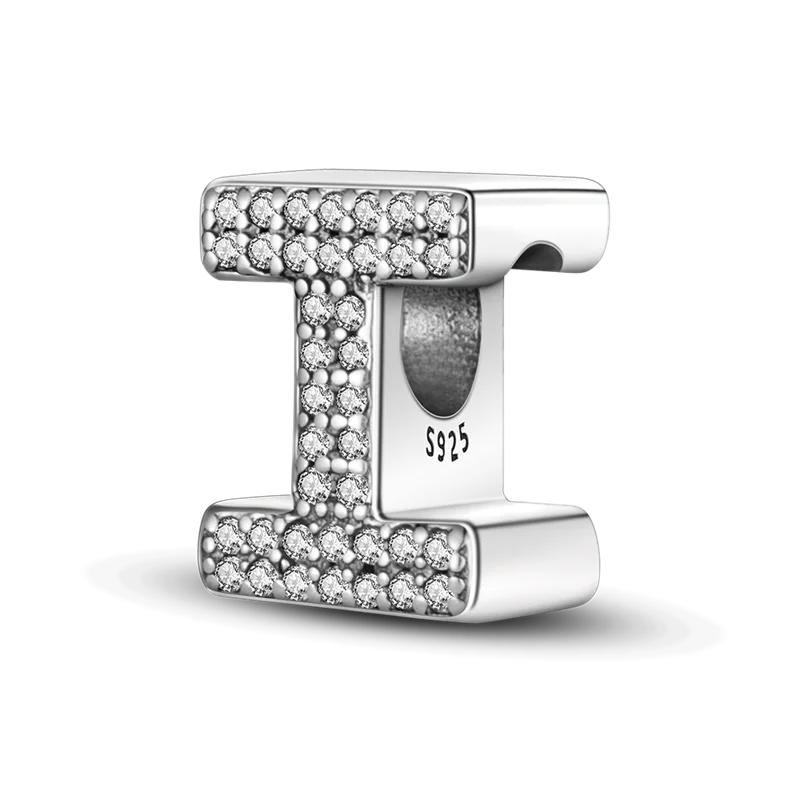 925 Sterling Silver A–Z Alphabet Bracelets