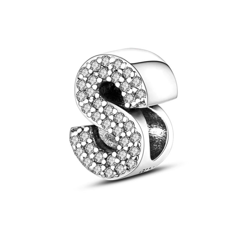 925 Sterling Silver A–Z Alphabet Bracelets