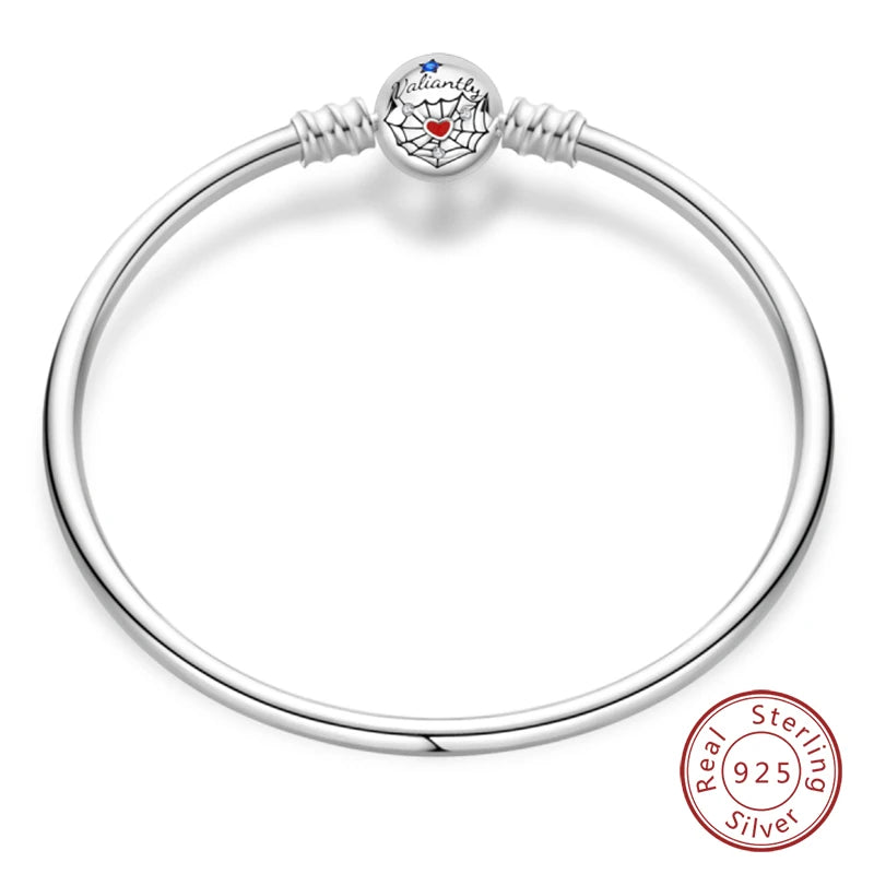 925 Silver Star Moon Clover Bracelet