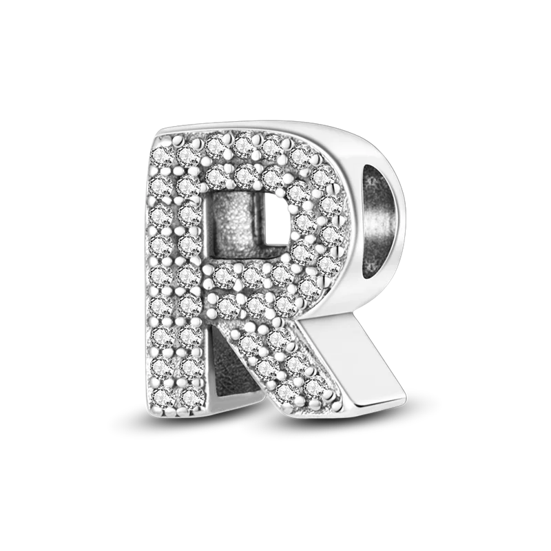 925 Sterling Silver A–Z Alphabet Bracelets