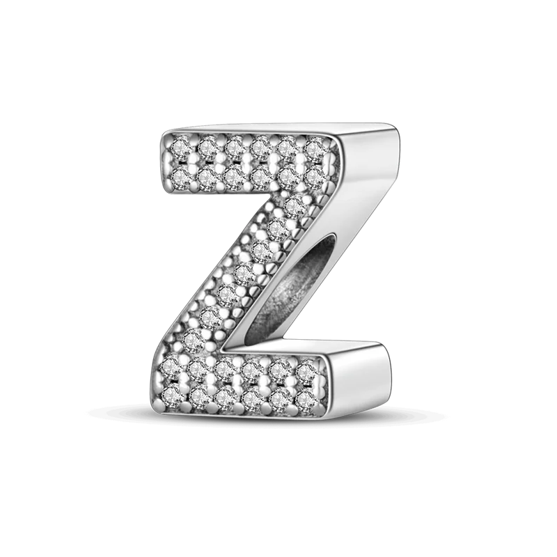 925 Sterling Silver A–Z Alphabet Bracelets