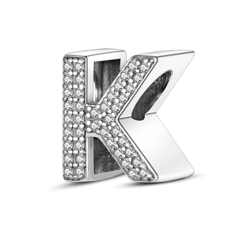 925 Sterling Silver A–Z Alphabet Bracelets