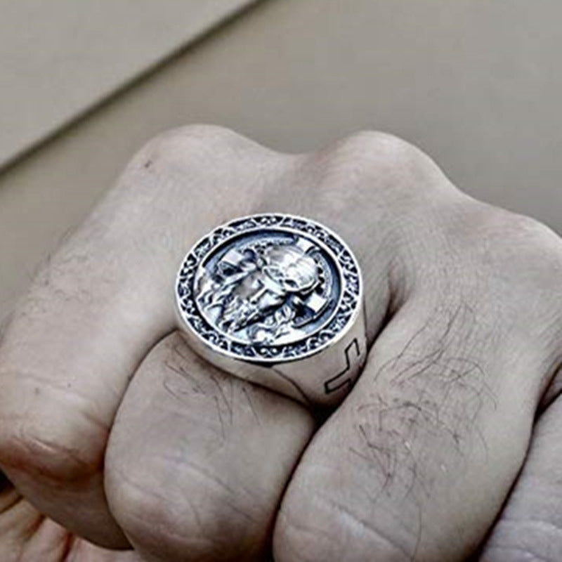 Fashion Jesus Cross Men Punk Ring - Blessings is Here