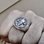 Fashion Jesus Cross Men Punk Ring - Blessings is Here