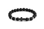 Tigereye Cross Beaded Bracelet - Blessings is Here