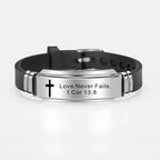 Classic Bible Verses Psalms Bracelet Bangle Christian Jewelry - Blessings is Here