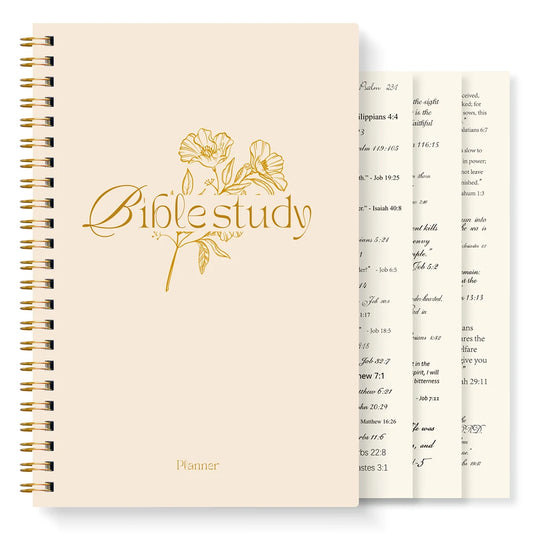 Daily Bible Study Journal - S.O.A.P Method Bible Study Supplies Church Notes Notebook Daily Devotional Notebook Prayer Journal