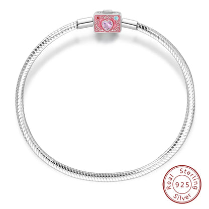 925 Silver Star Moon Clover Bracelet