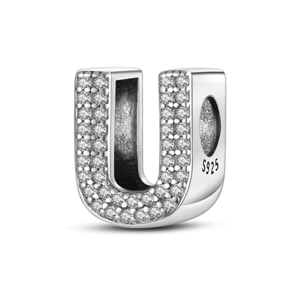 925 Sterling Silver A–Z Alphabet Bracelets
