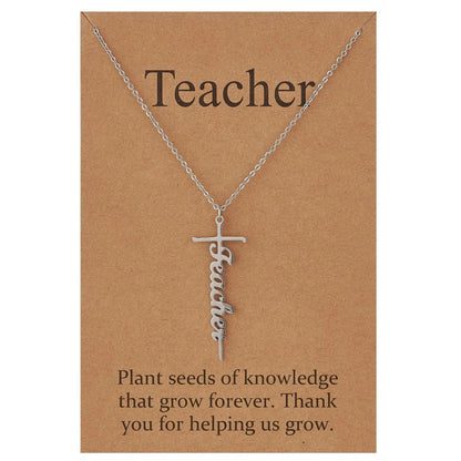 Faith Cross Pendant Necklace Religious Christian Jewelry Mother's Day Gifts for Women