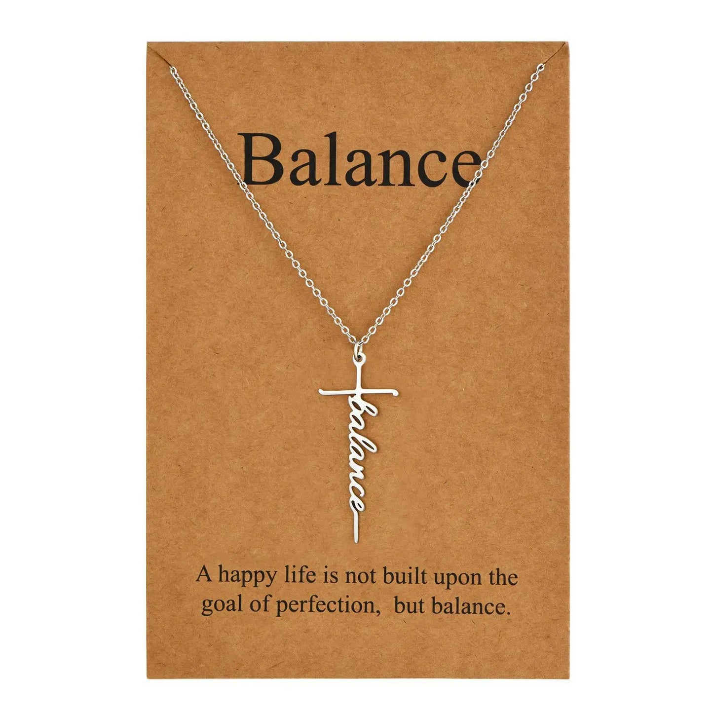 Faith Cross Pendant Necklace Religious Christian Jewelry Mother's Day Gifts for Women