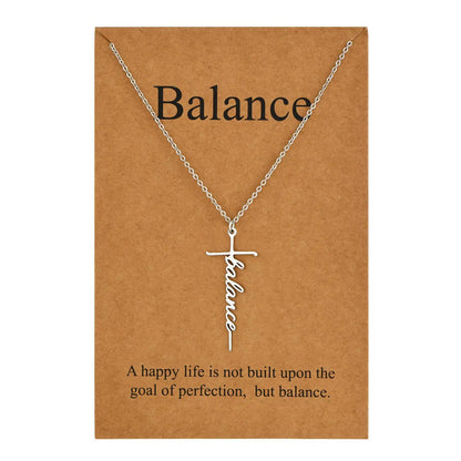 Faith Cross Pendant Necklace Religious Christian Jewelry Mother's Day Gifts for Women