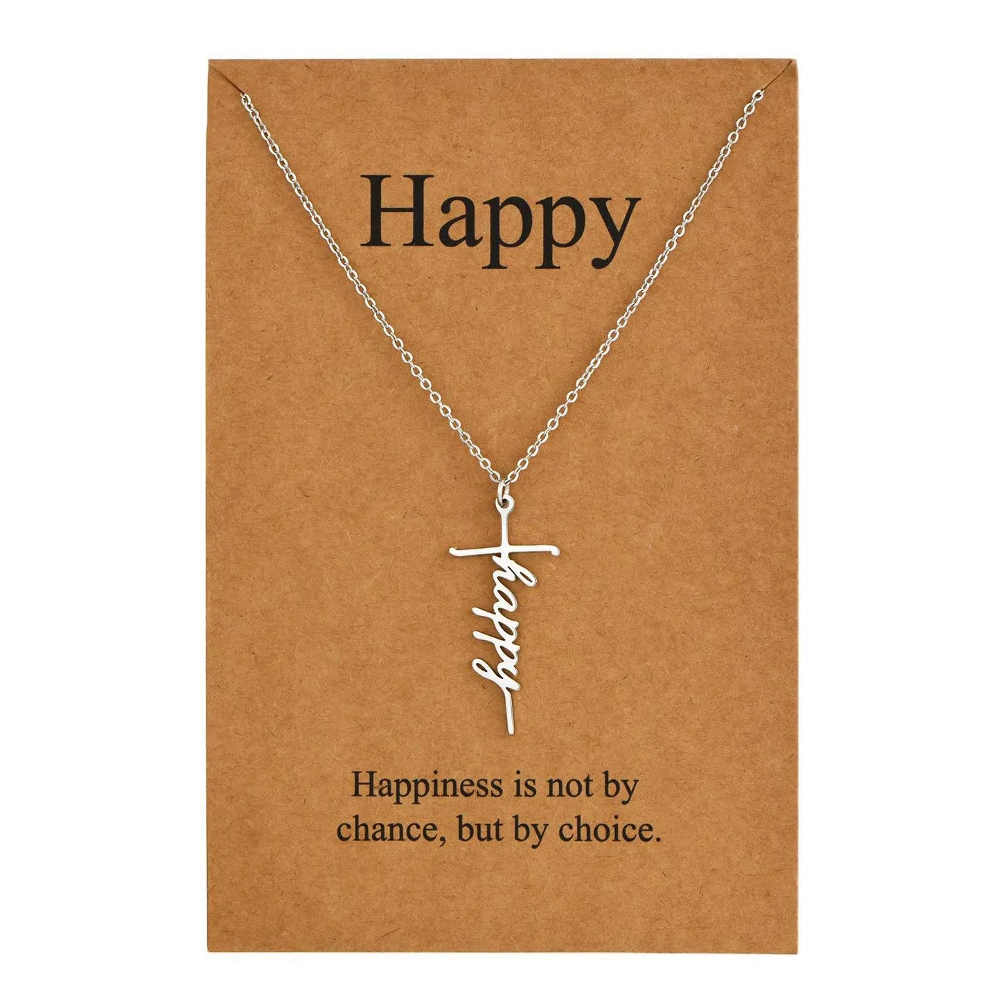 Faith Cross Pendant Necklace Religious Christian Jewelry Mother's Day Gifts for Women