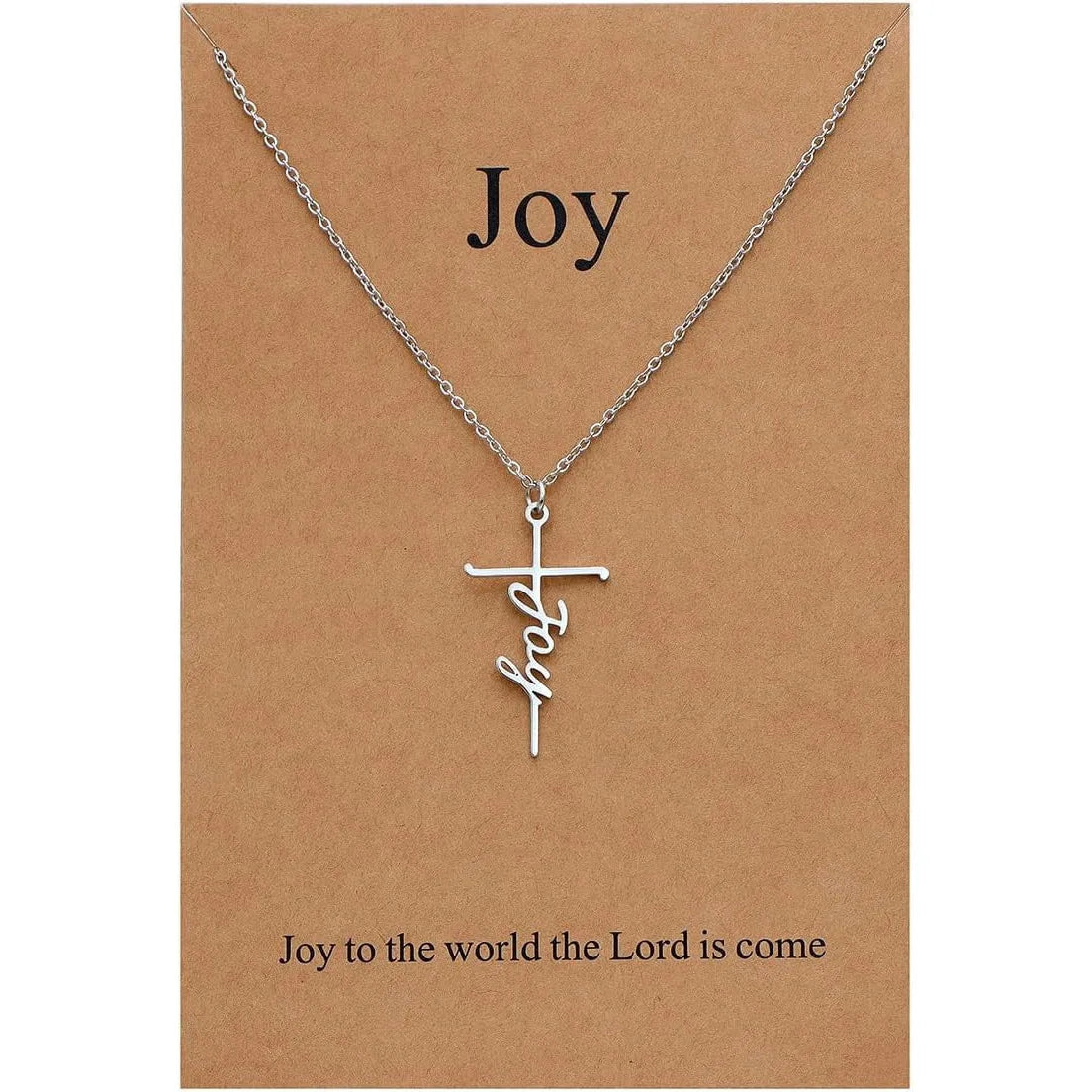 Faith Cross Pendant Necklace Religious Christian Jewelry Mother's Day Gifts for Women