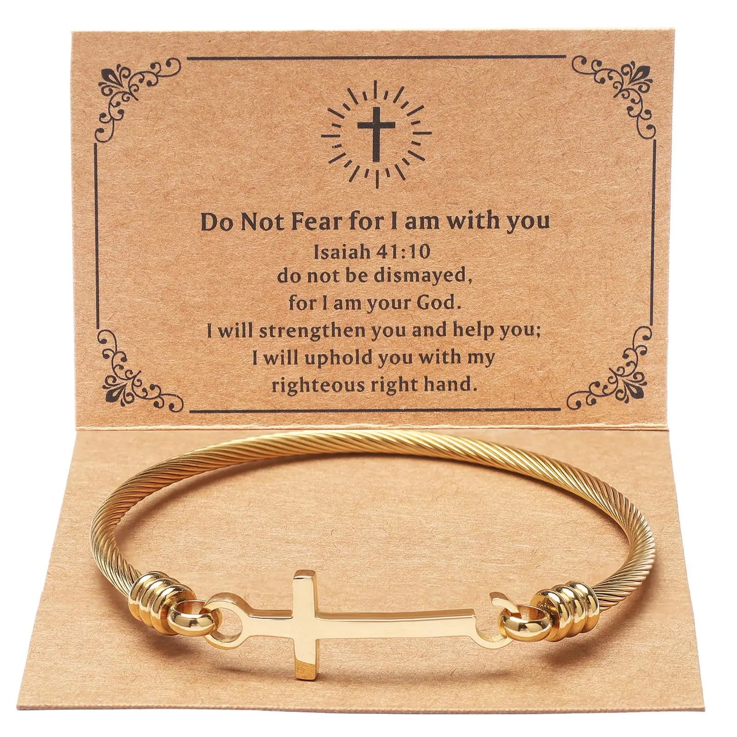 God Is Within Her She Will Not Fall Bracelet | Christian Cross Bracelet | Bible Verse Faith Jewelry | Inspirational Gift for Women