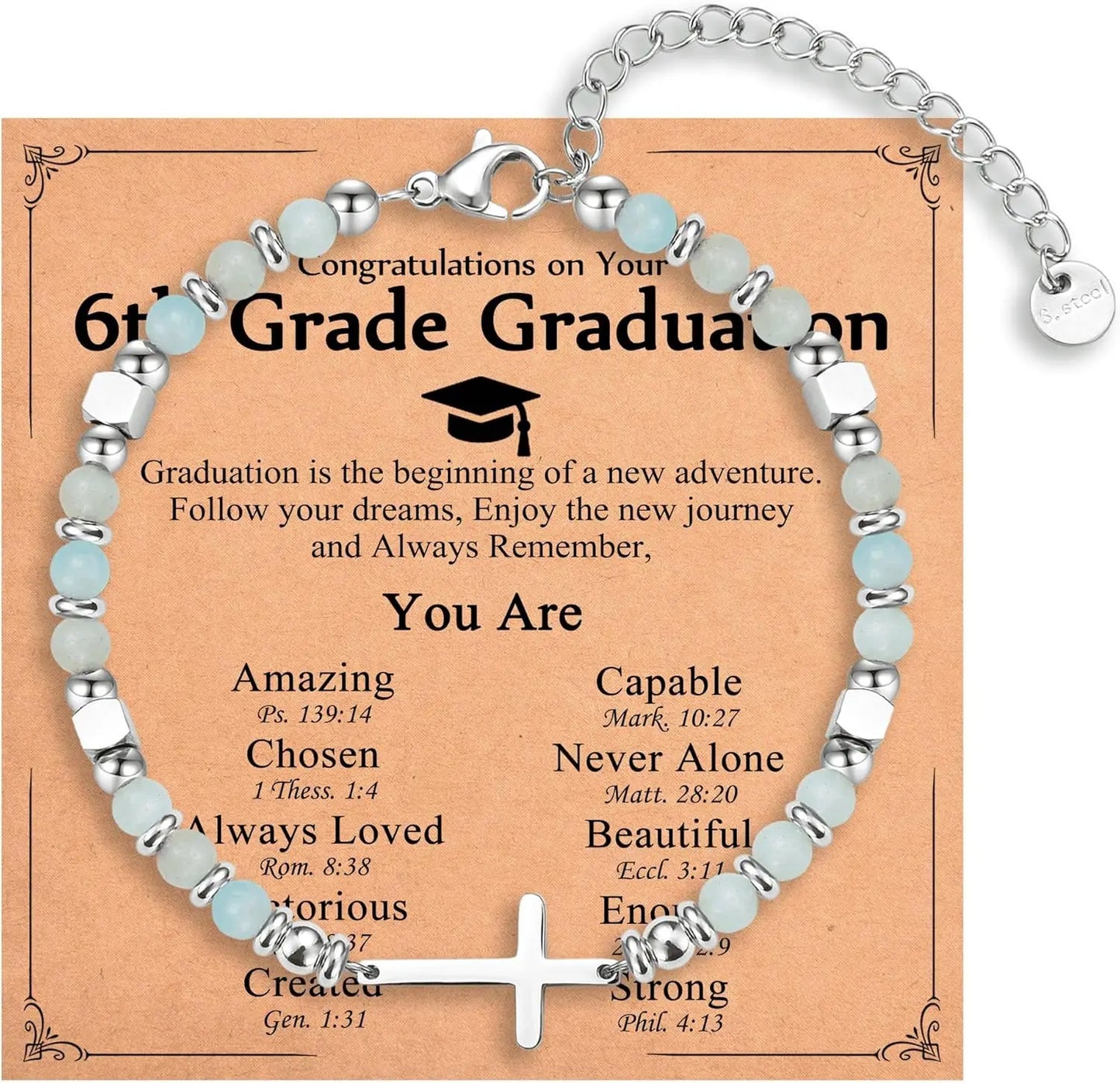 Christian Gifts for Daughter Granddaughter Sister in Christ Friend Niece on Birthday Christmas Easter Valentines Day Graduation