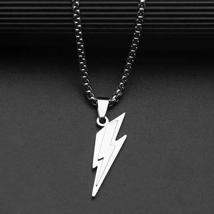 Trendy Golden Gamepad Lightning Necklace
