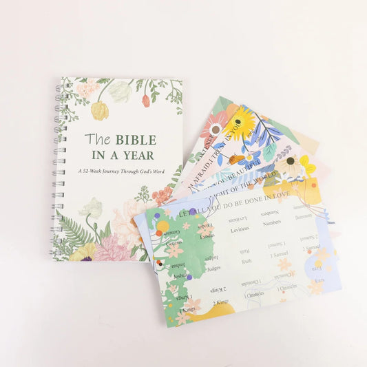 2026 New Bible in A Year: A 52-Week Study Through God's Word - Spiral Bible Study Plan