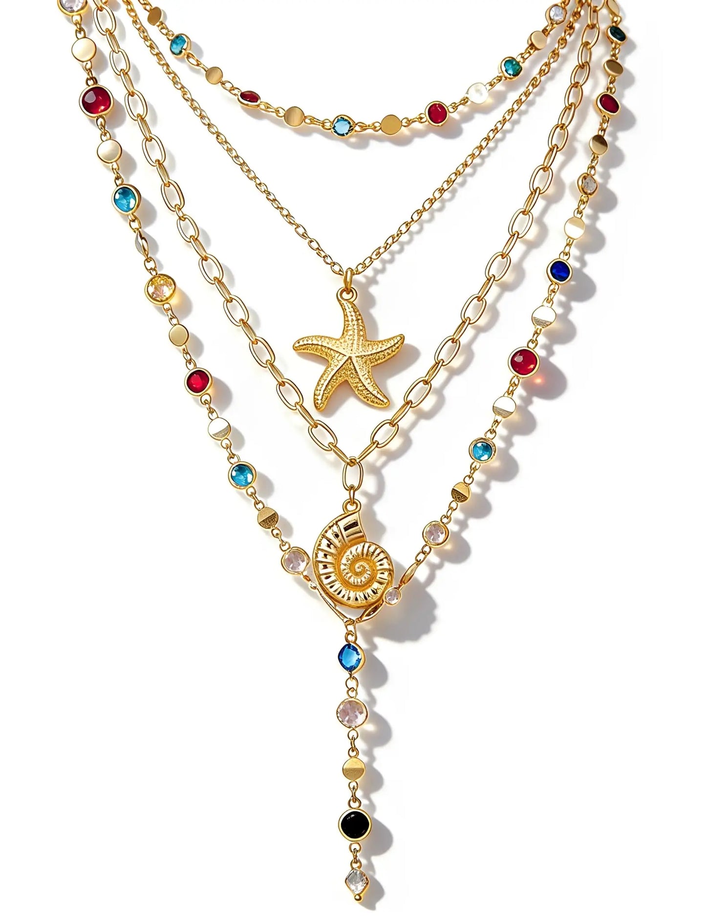 Layered Cross Necklaces for Women Trendy, Bohemian Bead Pearl Y Long Pendant Necklace Set, Vintage Rosary Necklace Adjustable