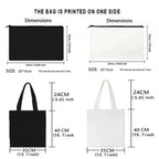 Spacious Christian Canvas Tote Bag for Women – Reusable Faith Bag