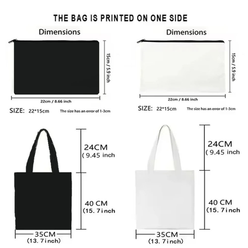 Spacious Christian Canvas Tote Bag for Women – Reusable Faith Bag