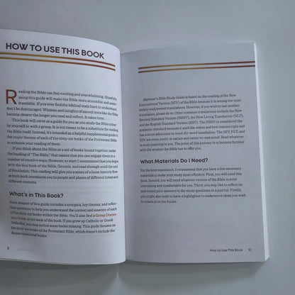 Beginner's Bible Study Guide: An Introduction to All 66 Books of the Bible