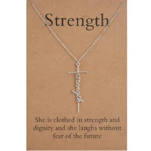 Faith Cross Pendant Necklace Religious Christian Jewelry Mother's Day Gifts for Women