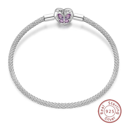 925 Silver Star Moon Clover Bracelet