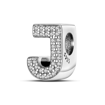 925 Sterling Silver A–Z Alphabet Bracelets