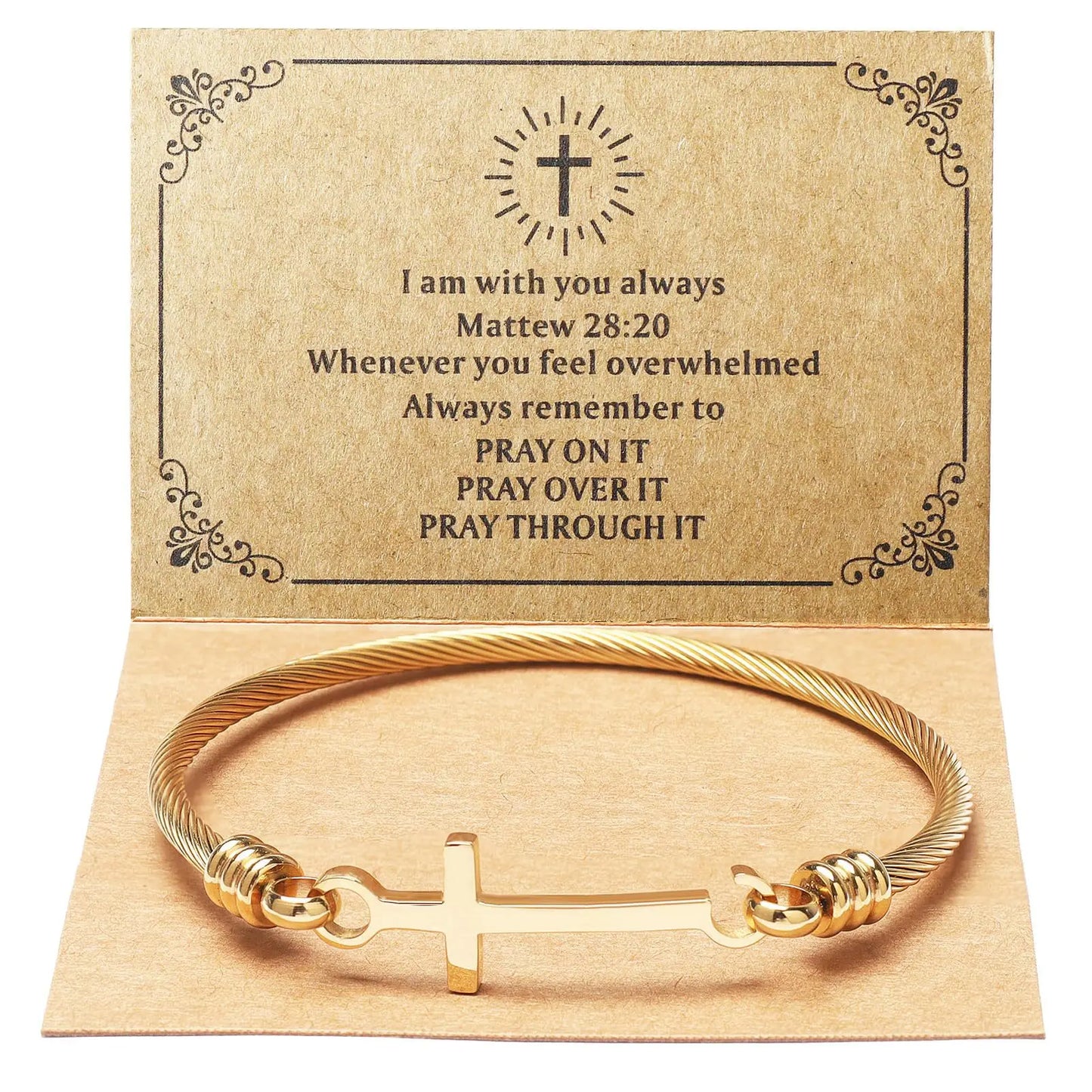 God Is Within Her She Will Not Fall Bracelet | Christian Cross Bracelet | Bible Verse Faith Jewelry | Inspirational Gift for Women
