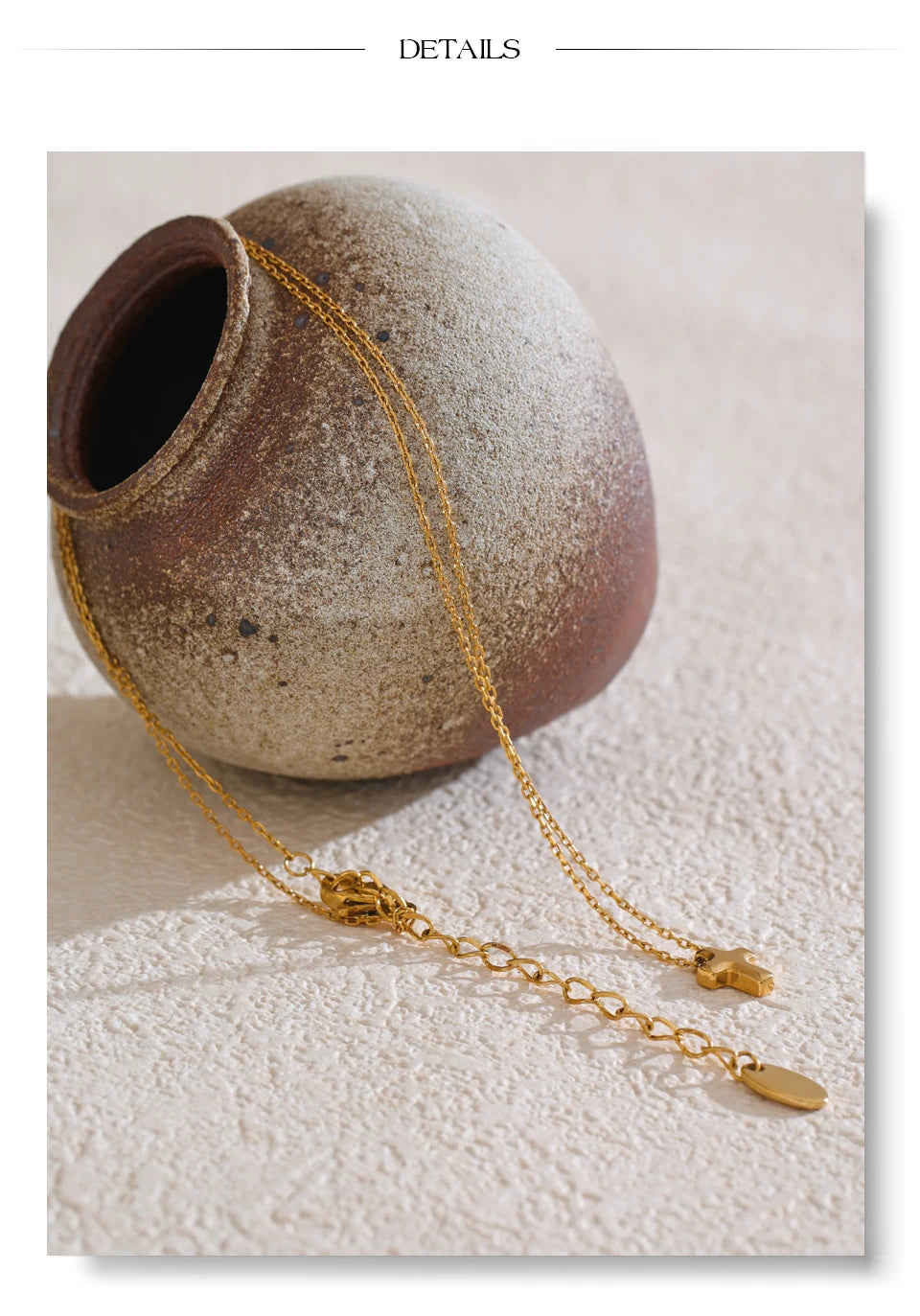 Small  Stainless Steel Chic Cross Casting Charm Pendant Necklace Unique Classic Fashion Jewelry Bijoux Femme