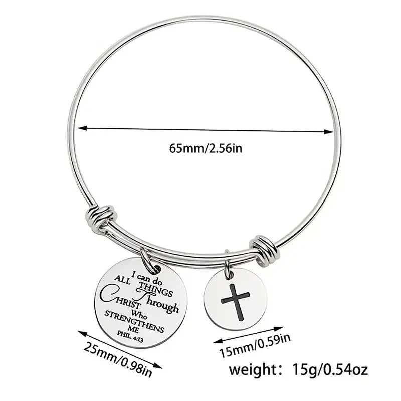 Cross Charm Bracelet