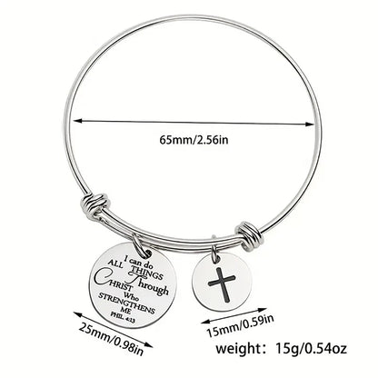 Cross Charm Bracelet